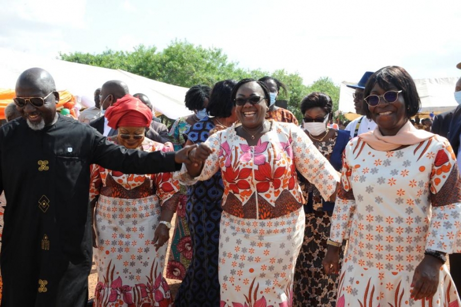 Gagnoa : les promesses d'Anne Ouloto aux parents de Gbagbo