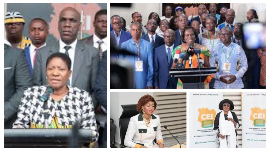 Côte d’Ivoire-Présidentielle 2025 : sur soixante candidatures déposées, huit femmes dont une guérisseuse et une ancienne miss veulent le fauteuil présidentiel