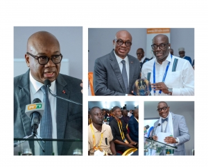 Côte d’Ivoire: la FIF pose la  première pierre de son futur nouveau siège d’un coût estimé à 3,95 milliards FCFA à Abidjan