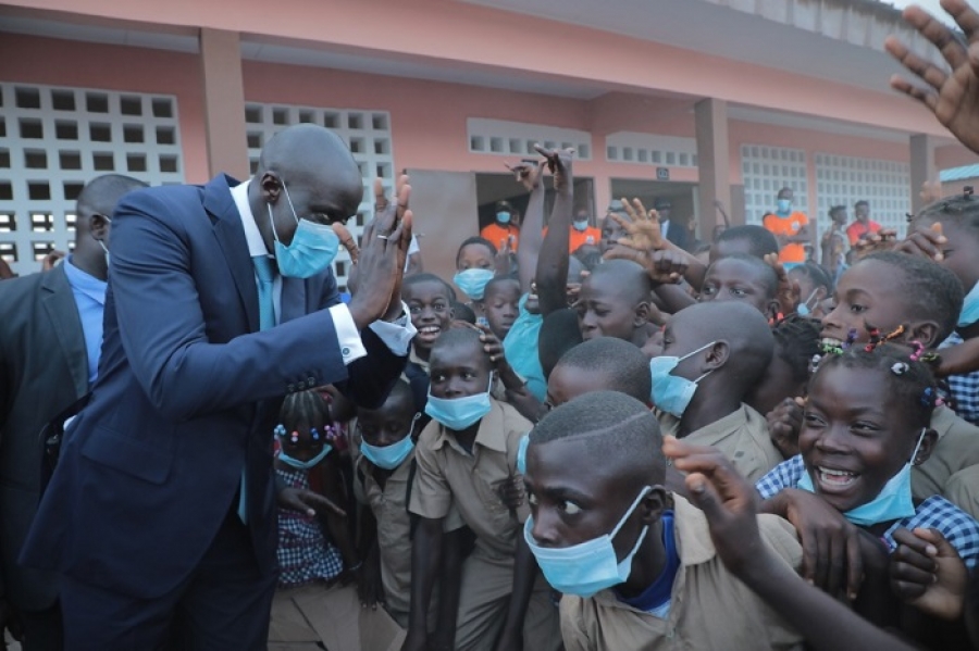 Abdourahmane Cissé offre un établissement de six classes aux populations de Port-Bouët