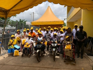 MTN Côte d’Ivoire vole au secours des personnes vivants avec un handicap de Korhogo et Bouaké