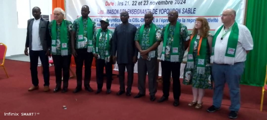 Côte d'Ivoire/6e Congrès de la CISL-Dignité: le président Elie Boga veut une vie descente pour les travailleurs du pays