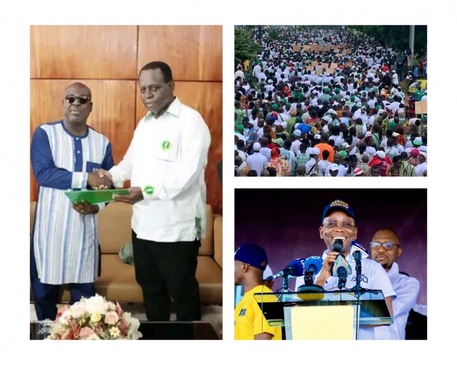 Côte d'Ivoire : marche du PDCI-RDA à Abidjan, Assalé Tiemoko annonce sa candidature pour la présidentielle d'octobre 2025