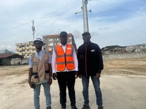 Côte d’Ivoire : rehaussement des pylônes électriques pour la construction de l’échangeur Faya