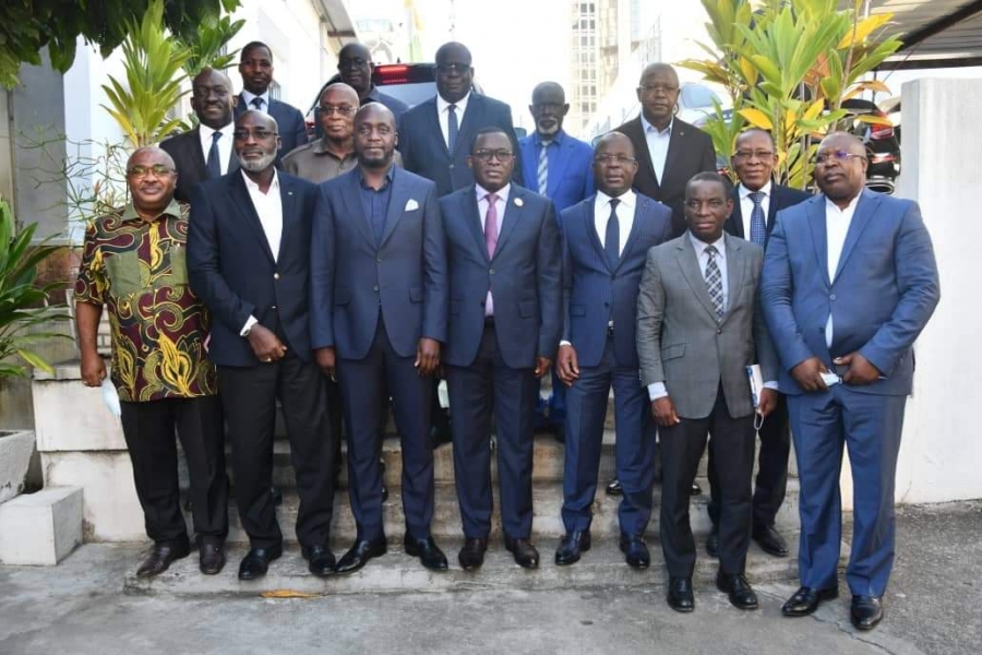 Le Ministre de la Santé, Pièrre Dimba à l'UVICOCI