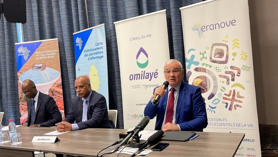 Le Groupe industriel panafricain Eranove et ses partenaires Vergnet Hydro et Uduma obtiennent un contrat de gestion de service public d’eau potable au Bénin