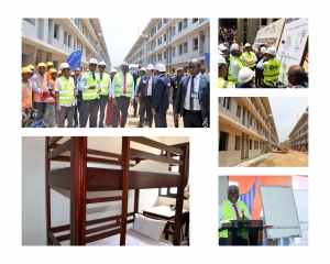 Côte d&#039;Ivoire : le Premier ministre visite l&#039;internat en construction du lycée technique d&#039;Abidjan