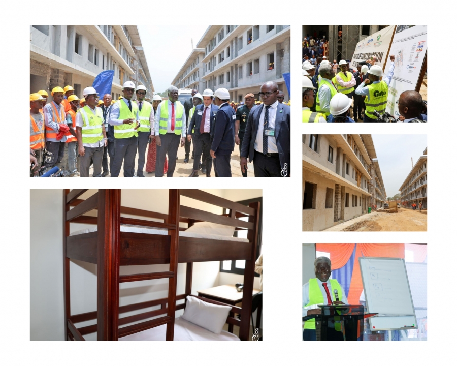 Côte d&#039;Ivoire : le Premier ministre visite l&#039;internat en construction du lycée technique d&#039;Abidjan