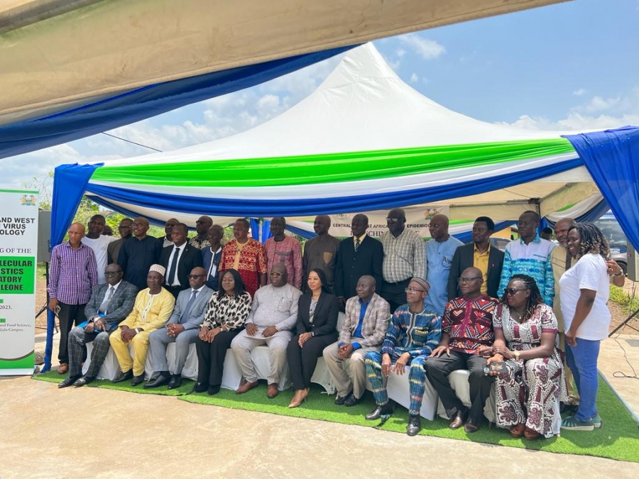 INAUGURATION DU PREMIER LABORATOIRE DE DIAGNOSTIC MOLÉCULAIRE DES PLANTES  EN SIERRA LEONE UN NOUVEAU JALON POUR WAVE !