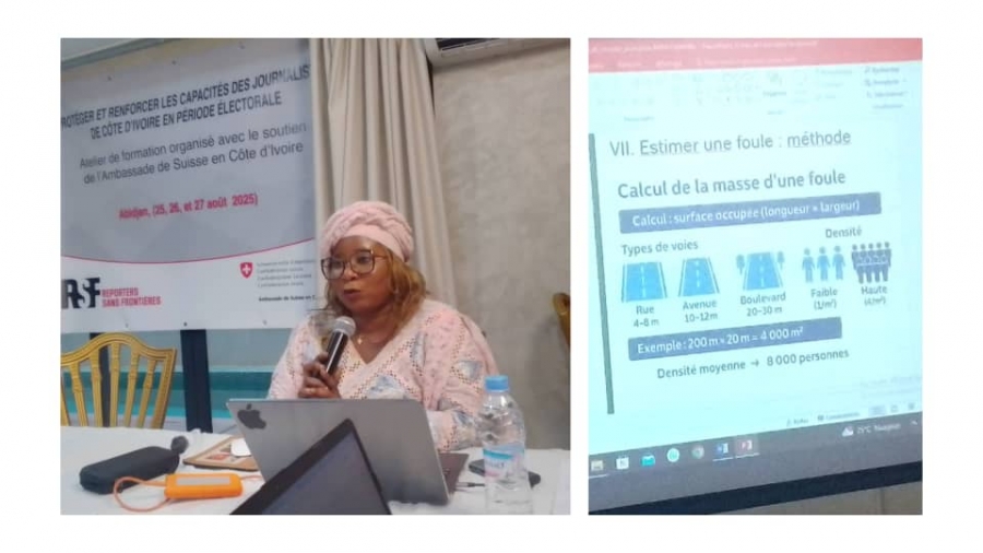 Côte d’Ivoire : M’ma Camara, correspondante de France 24, dévoile la technique utilisée pour le décompte du nombre des manifestants du CAP-CI à Yopougon