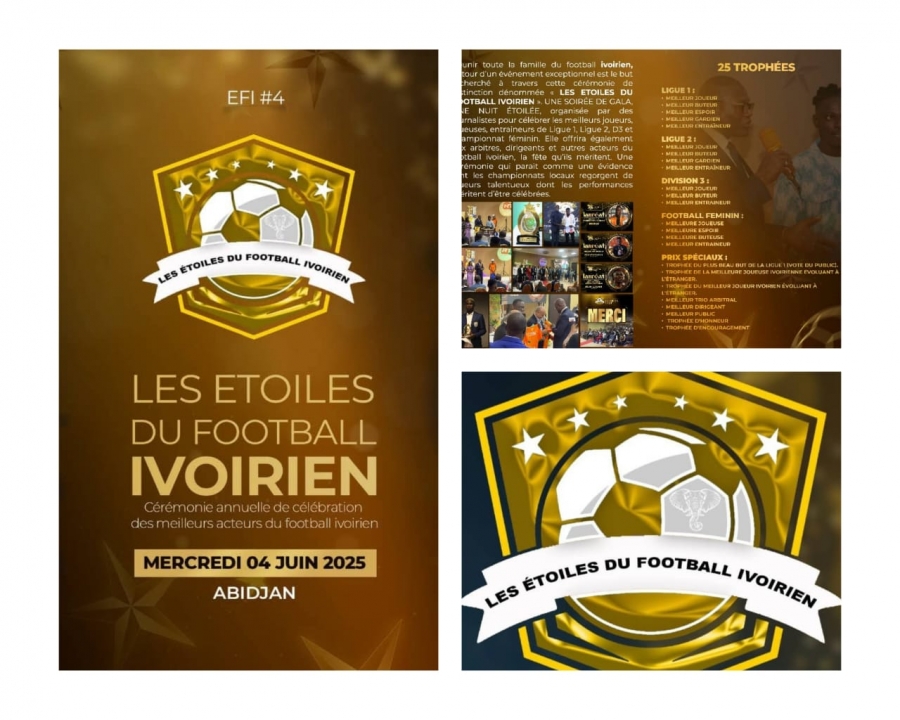 Côte d’Ivoire : « Les Etoiles du football ivoirien », une soirée de gala, pour recompenser les meilleurs athlètes de l'année