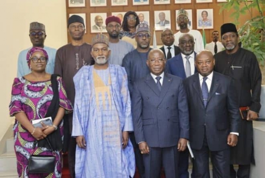 Côte d'Ivoire/Coopération sous-régionale: Léon Adom reçoit le ministre des Affaires étrangères du Nigeria