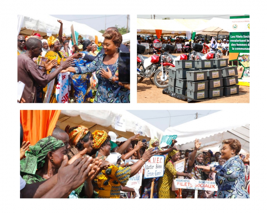 Côte d'Ivoire-Filets sociaux productifs : levier d’autonomisation des femmes