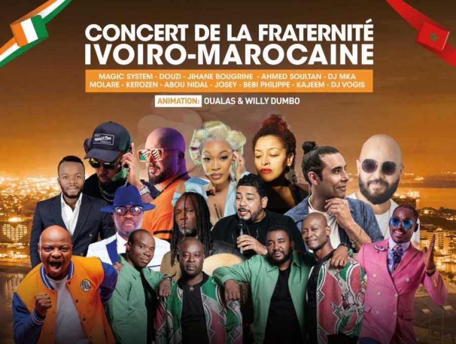 Concert de la Fraternité Ivoiro-Marocaine : Une soirée musicale et solidaire au service des victimes du séisme