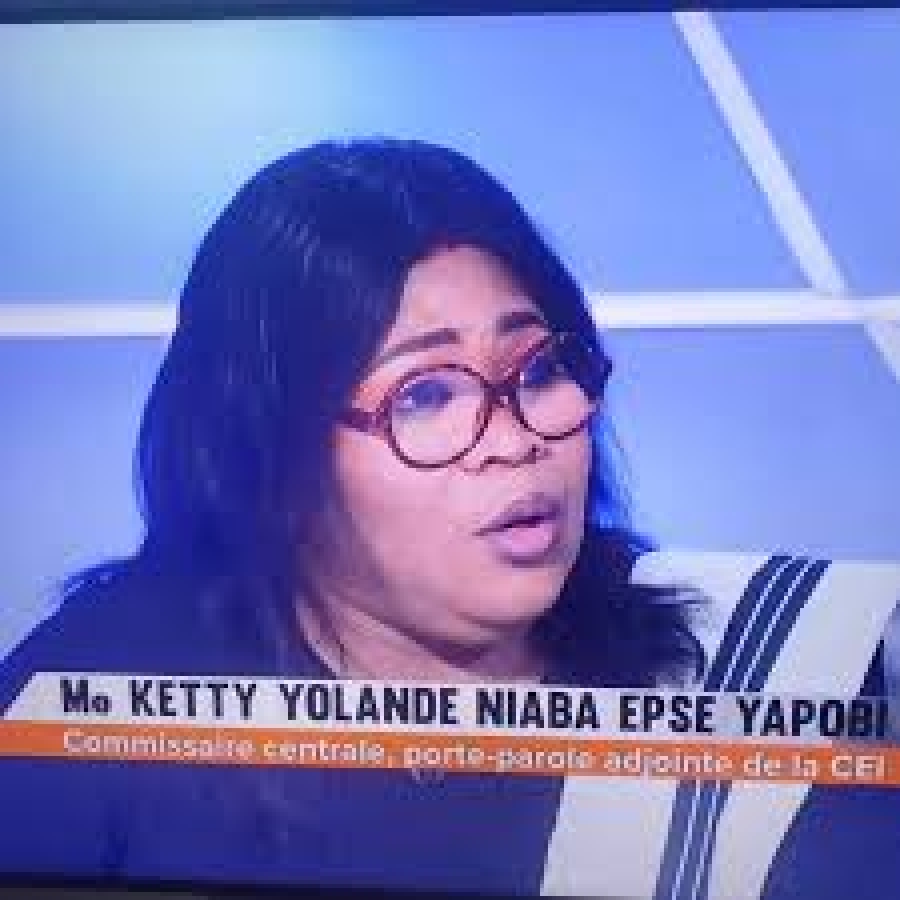 Côte d'Ivoire : en plein débat, pourquoi Me Yapobi Ketty (CEI) a quitté le plateau télé de la RTI1