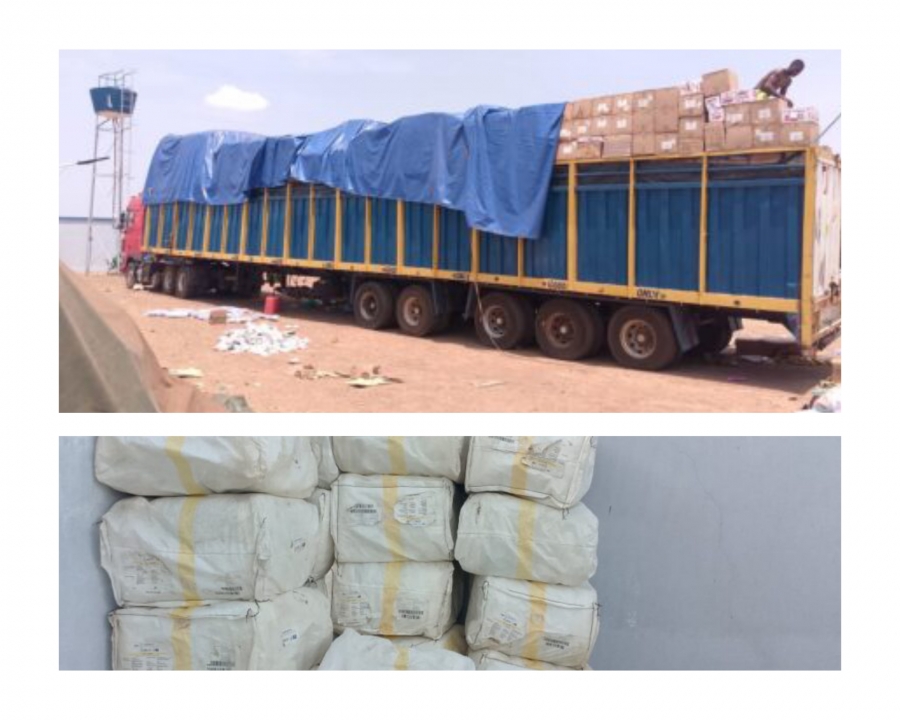 Côte d’Ivoire: 750 kg de moustiquaires imprégnées destinées au district sanitaire de Tanda en route pour le Burkina saisis à Bouna