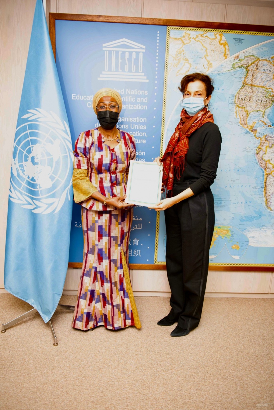 Unesco : SEM Bakayoko-Ly Ramata présente ses lettres de créance