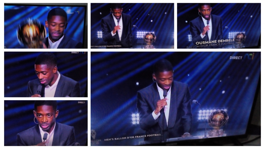 Ballon d&#039;or 2025 : le Français Ousmane Dembélé sacré meilleur joueur du monde