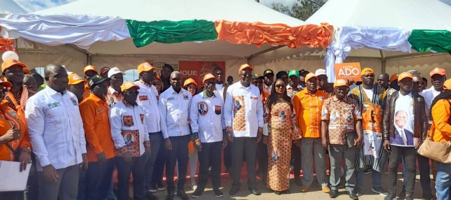 Côte d&#039;Ivoire-Présidentielle 2025 : Albert Mabri Toikeusse galvanise la Marahoué pour le candidat Alassane Ouattara