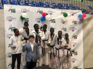 Taekwondo / Coupe de l&#039;Ambassadeur de la Corée du Sud: Abobo et Bassam sur la plus haute marche du podium