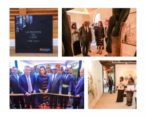 Côte d&#039;Ivoire : la Maison de l’Art de Grand-Bassam inaugurée avec en fond de toile un second &quot; Souffle&quot;