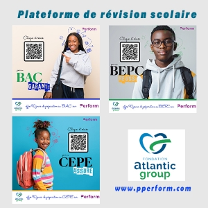 COMMUNIQUE : La Fondation ATLANTIC GROUP offre un accès gratuit à une plateforme de révision scolaire
