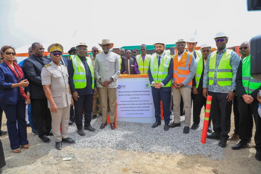 Côte d'Ivoire-Énergie Verte : une centrale Photovoltaïque de 52 MWc en construction à Ferkessedougou