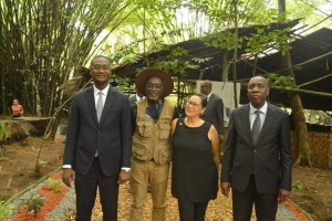 Quinzaine Nationale de l’Environnement et du Développement Durable : le Ministre Jean-Luc ASSI visite la Réserve naturelle de Dahlia Fleur