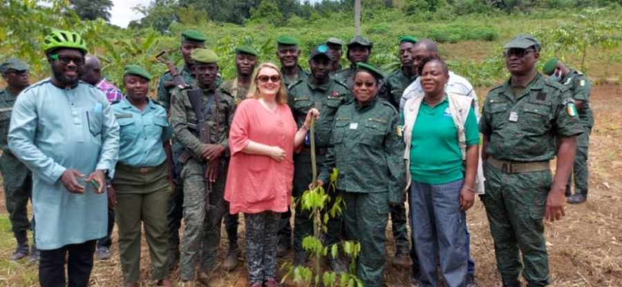 L’ambassadrice de la COP 26 félicite le gouvernement pour la reconstitution du couvert forestier