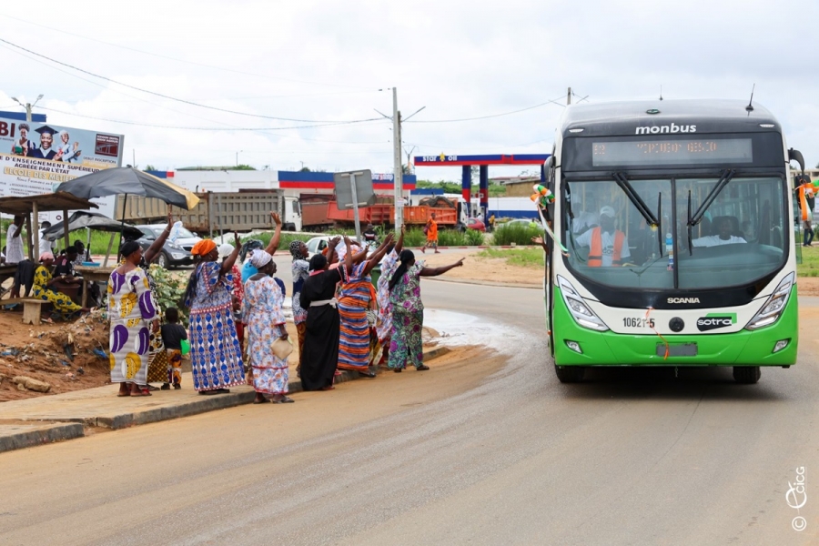 Côte d’Ivoire/Songon : la Sotra ouvre deux lignes d’autobus 62 et 725