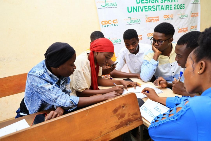 Côte d’Ivoire : le Design Sprint Universitaire 2025 mobilise 1 348 étudiants autour de défis d’entreprise grâce à CDC-CI Capital et l’Agence Emploi Jeunes