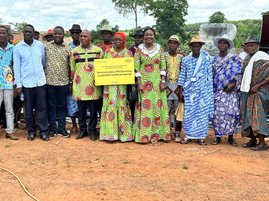 Côte d’Ivoire : La Fondation MTN  lance son projet Roll Out avec la formation de 40 femmes de la rurale sur les TIC suivi de don de matériel agricole