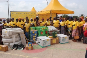 La Fondation MTN Côte d’Ivoire apporte un soutien en matériels agricole aux femmes de Soubré et San Pedro