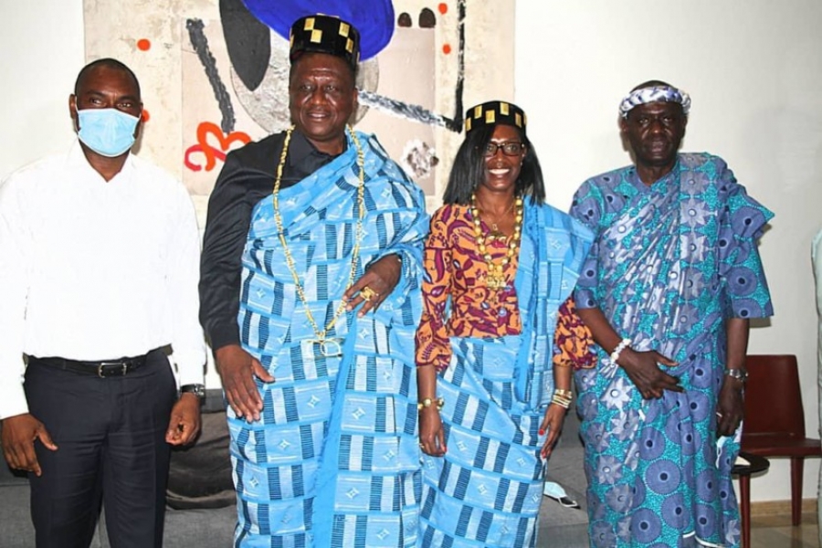 Hamed Bakoyoko baptisé « Nanan N’goran Koffi 1 », chef canton Baoulé