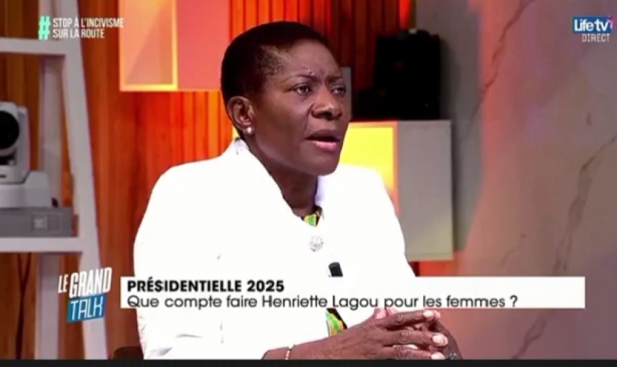Côte d’Ivoire-Présidentiel 2025 : Henriette Lagou promet la parité totale et veut porter la représentation des femmes à 50 %