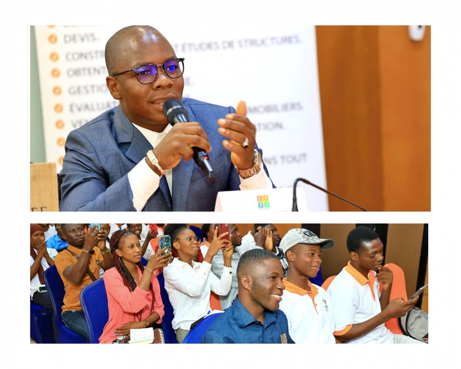 Entrepreneuriat : Koné Kparagninin partage son expérience avec des jeunes à la 4ème édition de l’Université Africaine de l’Entrepreneuriat