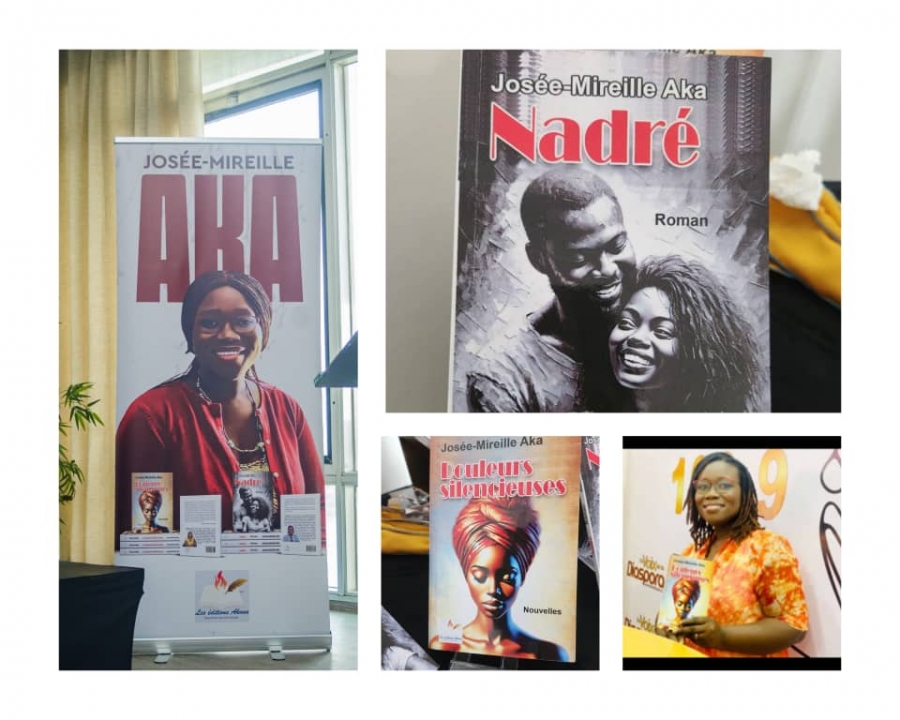 Côte d’Ivoire : Josée Mireille Aka présente ‘’Nadré’’ et ‘’ Douleurs silencieuses’’
