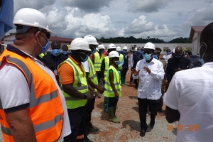 Côte d’Ivoire/Société:  Aka Aouélé satisfait de l’avancement des travaux de construction du CHR d’Aboisso