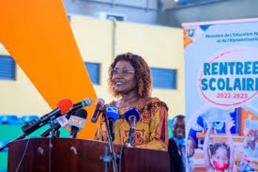 Côte d’Ivoire/ Education Nationale : La Ministre Mariatou Kone Inaugure 12 Collèges de Proximité dans la Région de San-Pedro