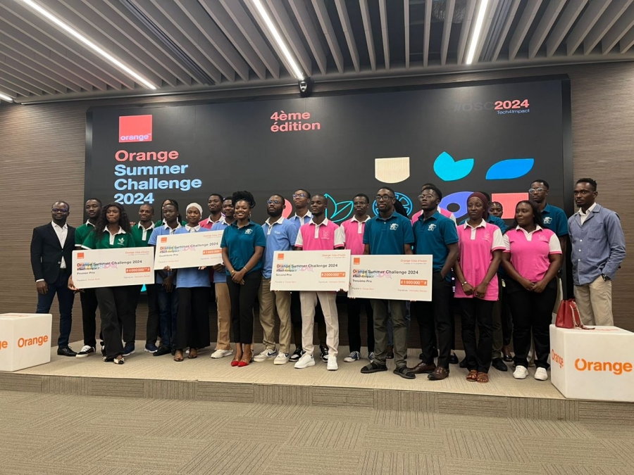 Côte d'Ivoire/4eme édition d'Orange summer challenges: le projet de l'équipe "WACAM" remporte le premier prix