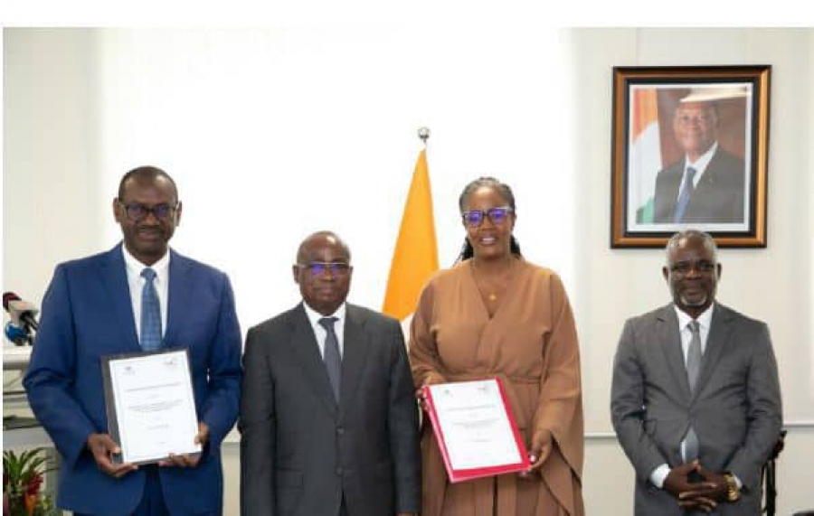 Côte d’Ivoire/Emplois Jeunes : le ministre Koffi N’Guessan signe un partenariat avec une société de construction et de maintenance