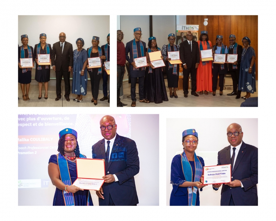 Coaching Ways Côte d’Ivoire remet les parchemins des cohortes 2 et 3 formées pour impacter l’Afrique
