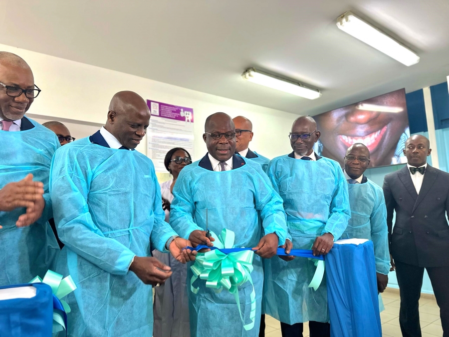 Côte d'Ivoire- Soins bucco-dentaires : Pierre Dimba inaugure un nouveau bloc opératoire ultra-moderne au chu de cocody a abidjan