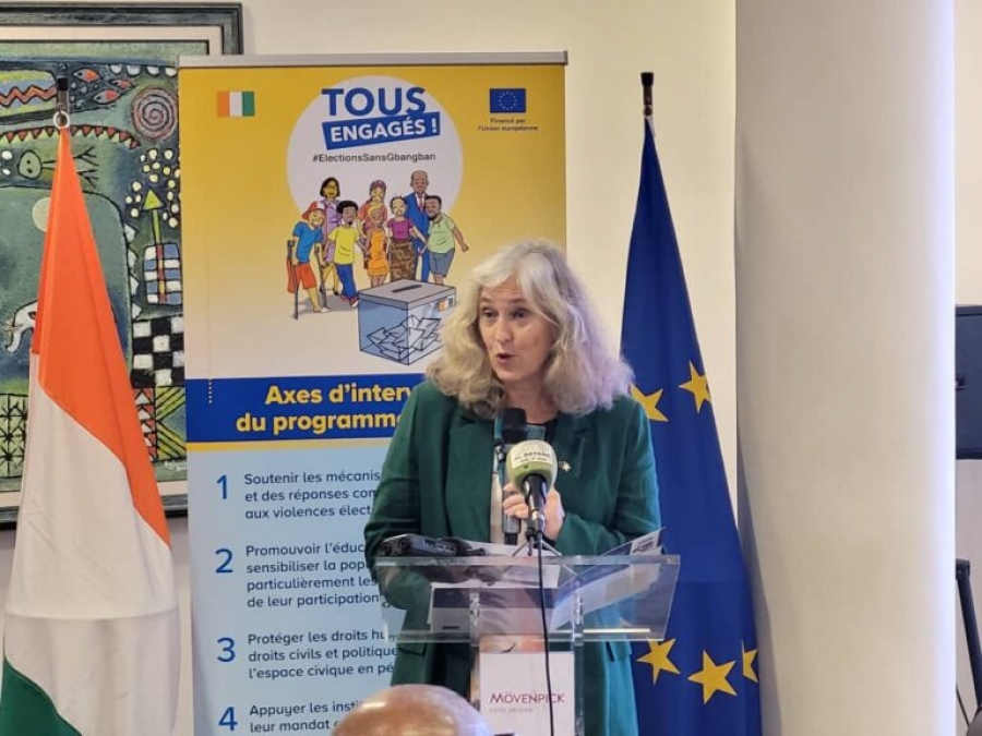 Côte d’Ivoire : l’Union européenne lance le « Paquet élections » de 4,6 milliards FCFA pour des élections sans « gbangban »