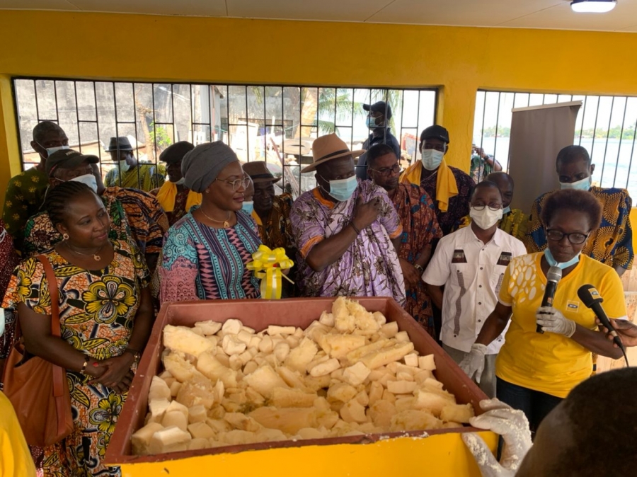 La Fondation MTN Côte d’Ivoire inaugure une unité de transformation de l’attiéké au profit des femmes de Blockhaus