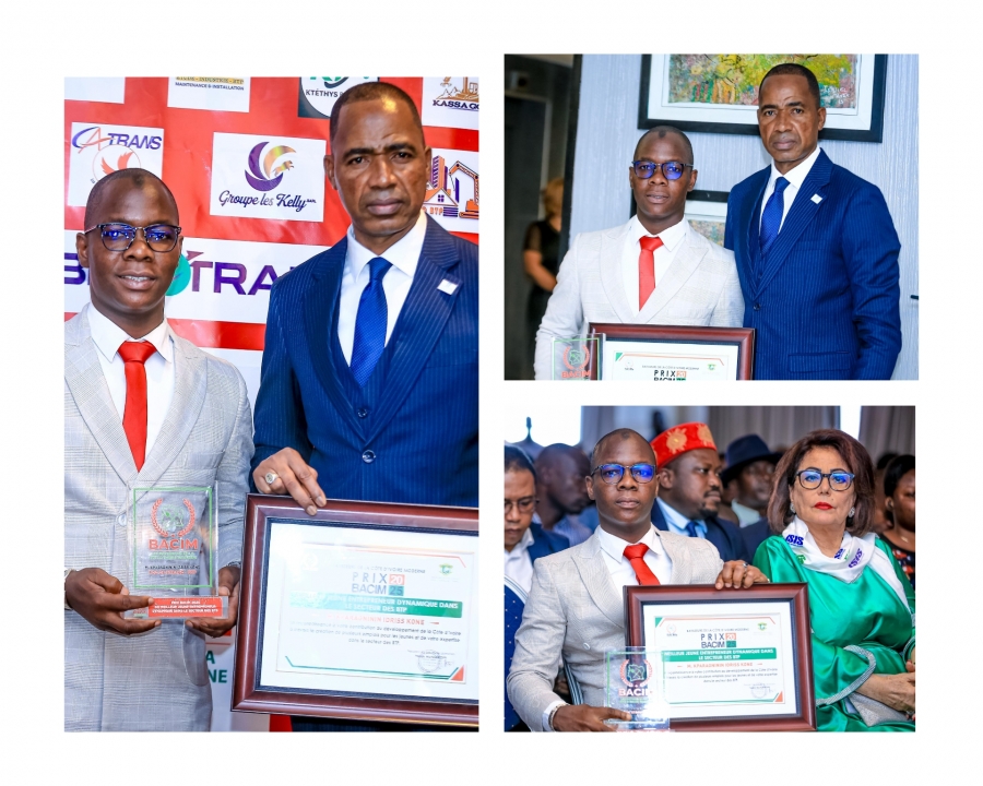 Côte d’Ivoire-Prix BACIM 2025 : Koné Kparagninin Idriss primé pour son engagement entrepreneurial et social