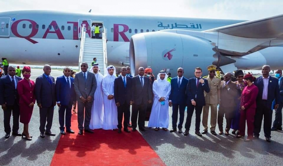 Transport aérien : La Côte d&#039;Ivoire a accueilli son 1er vol direct de Qatar Airways