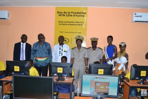 MTN Côte d’Ivoire fait don d’une salle Multimédia à la mairie d’Assinie