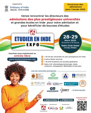 Salon “Study in India” à Abidjan L&#039;Inde vous ouvre ses portes pour une éducation de qualité