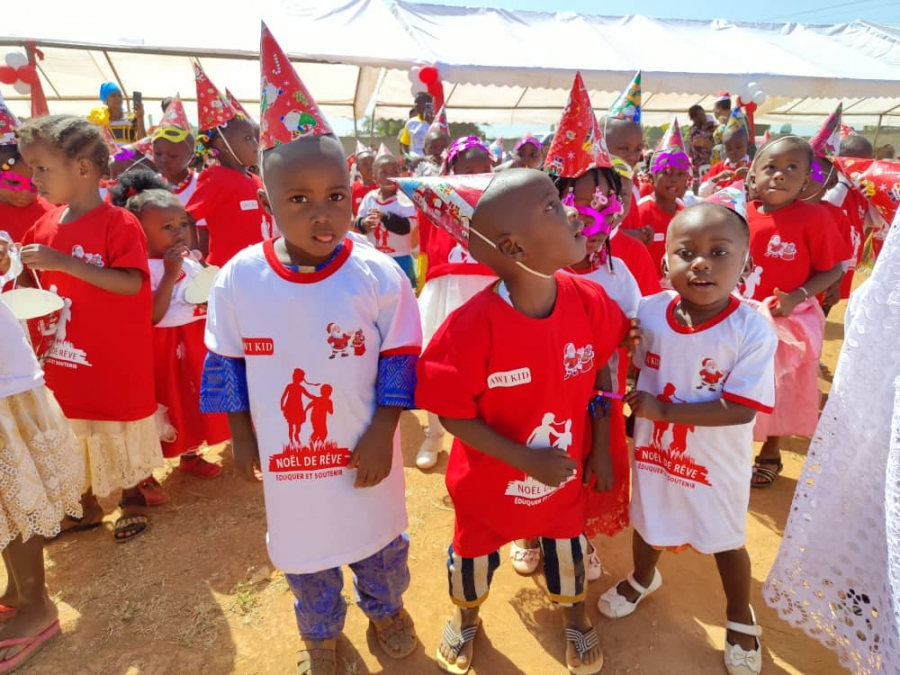 La Fondation AWI cadeaute 650 enfants et assiste des structures sanitaires